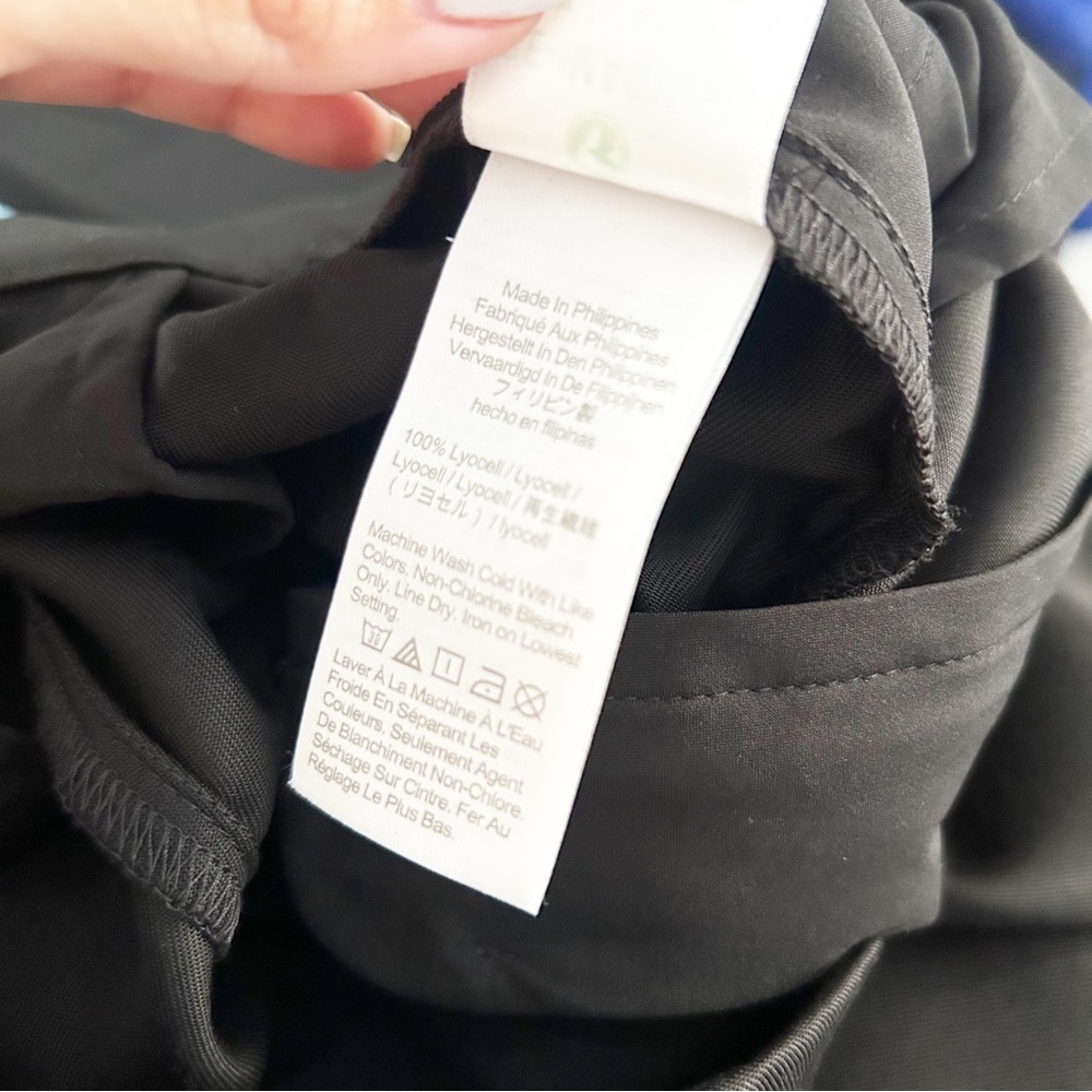 J. Crew Ingrid Pant in Black Gramercy Twill 100% Lyocell Size 6 - Picture 7 of 8